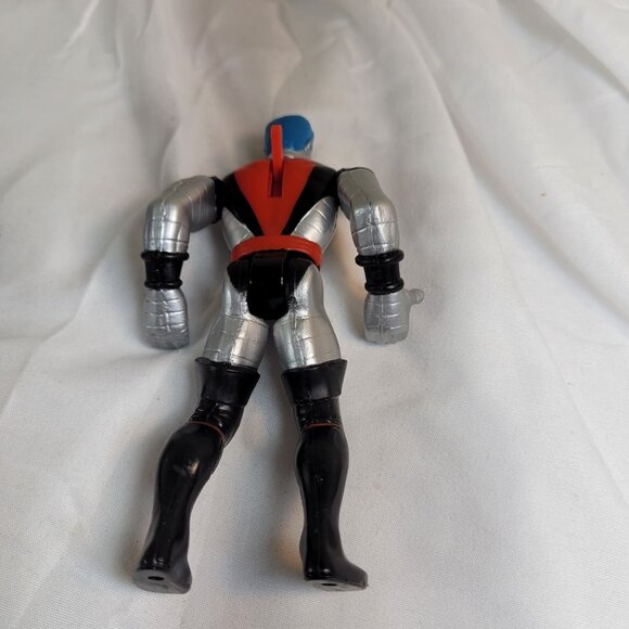 Toybiz X-Men Power Lift Colossus Variant Red and Black 1991 NM w/ weight - Picture 8 of 11